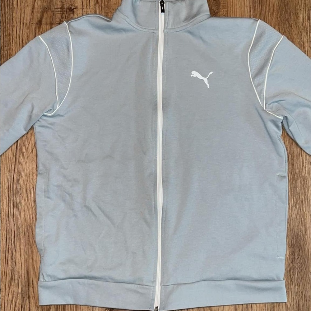 Puma Light Blue Track Jacket